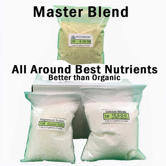 1)         MasterBlend Nutrient Pack - 2.5# - Includes Shipping