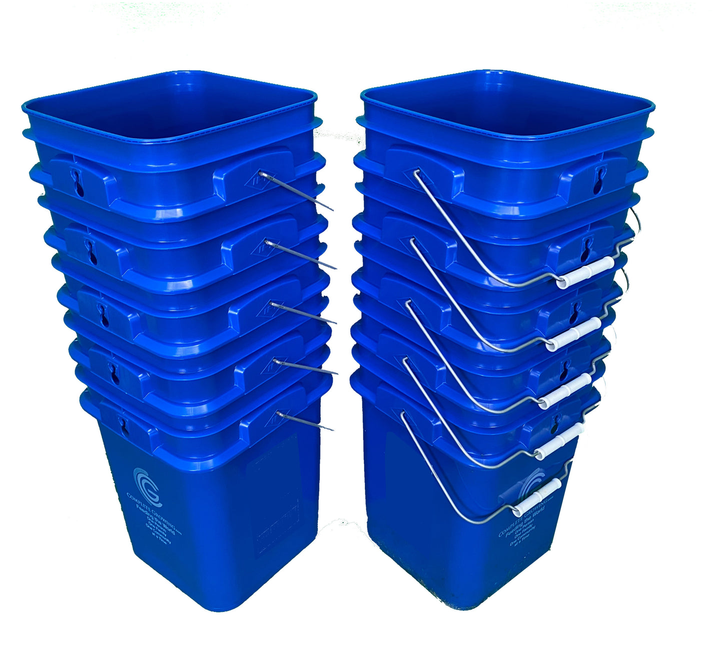 10 - 4 gallon square buckets