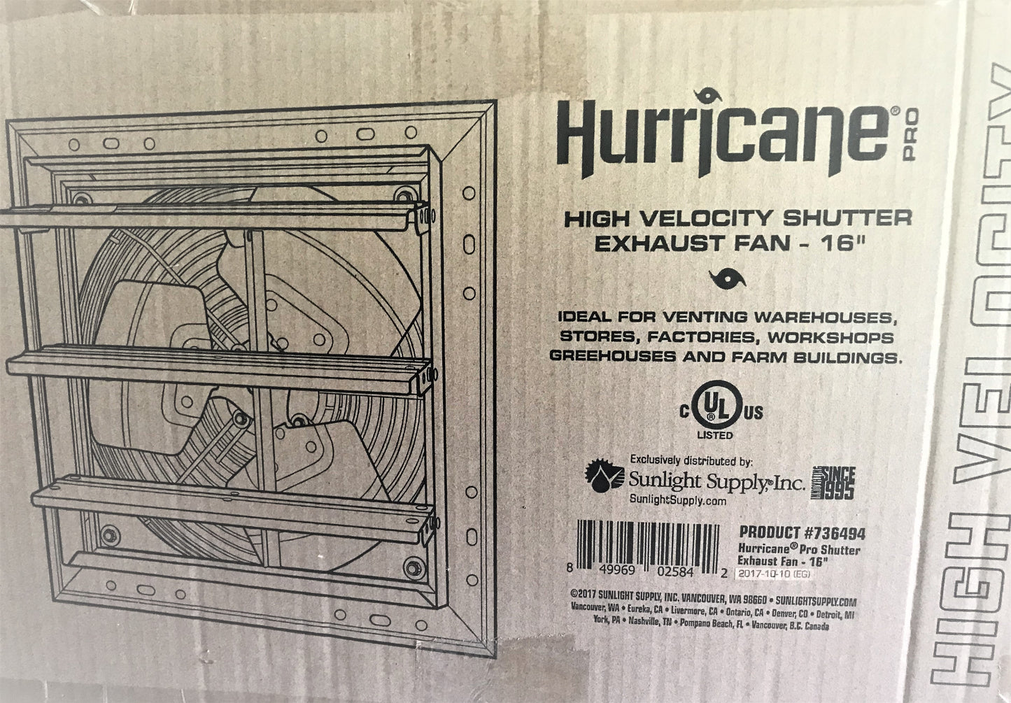 exhaust fan for greenhouse