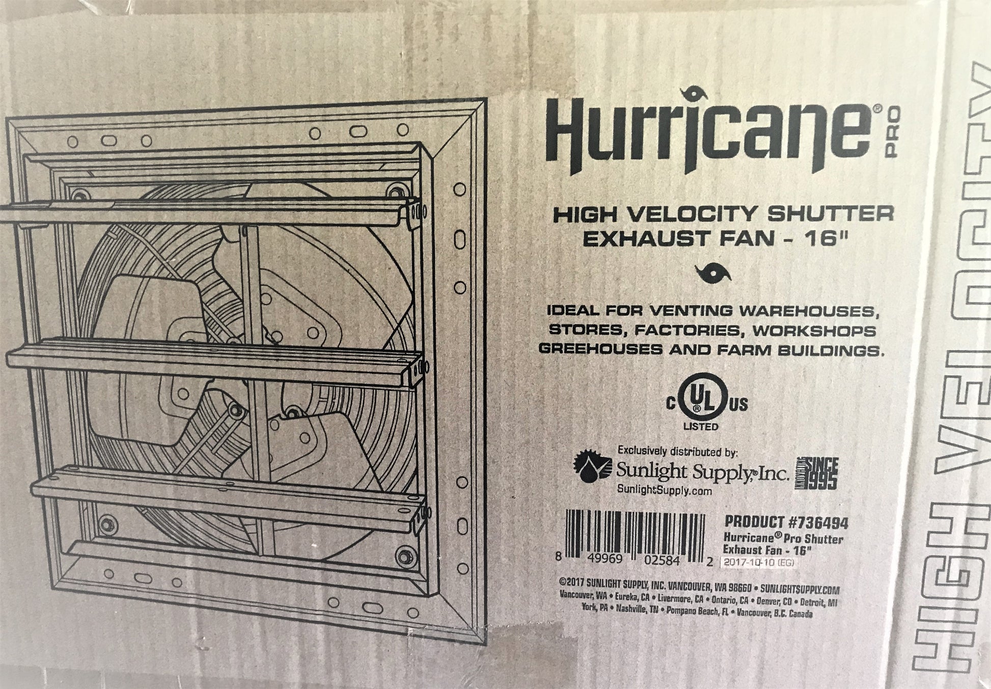 exhaust fan for greenhouse