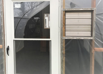 exhaust fan with shutter for greenhouse