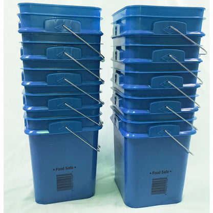 4 gallon square food grade buckets