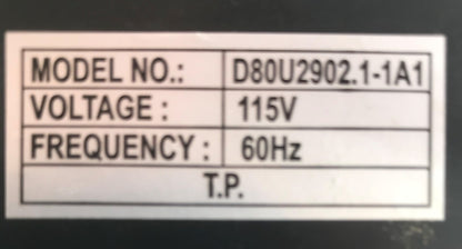 exhaust fan data