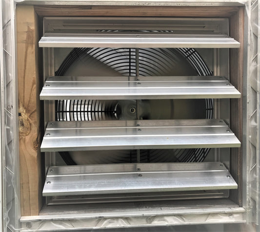 16 inch exhaust fan with shutter